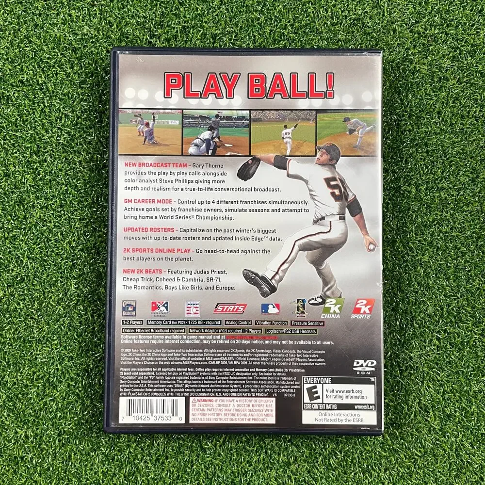 Lot of Sony PlayStation 2 Major League Baseball 2K9 NCAA 06 Football NBA Live 07